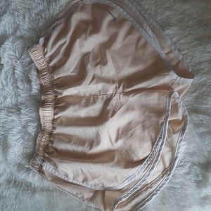 Cream Nike Run Shorts
